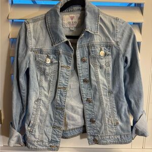 GUESS Sky Blue Jean Jacket XS